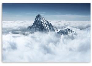 Obraz na plátně, Alpy nad mraky - 60x40 cm