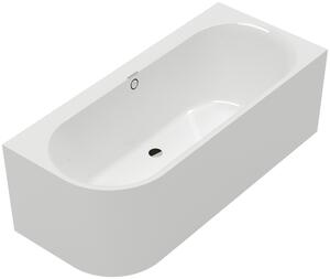 Villeroy & Boch Oberon 2.1 - Vaňa pre inštaláciu k stene 1800x800 mm, pravé prevedenie, alpská biela UBQ180OBN9CR00VD01