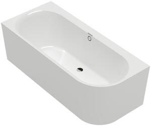 Villeroy & Boch Oberon 2.1 - Vaňa pre inštaláciu k stene 1800x800 mm, ľavé prevedenie, alpská biela UBQ180OBN9CL00VD01