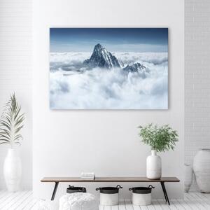 Obraz na plátně, Alpy nad mraky - 60x40 cm