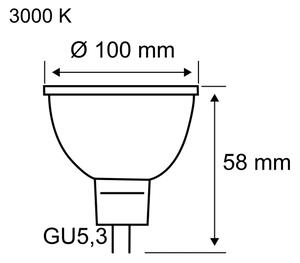 LED reflektorová žiarovka GU5,3/4,9W/12V 3000K - Paulmann 28802