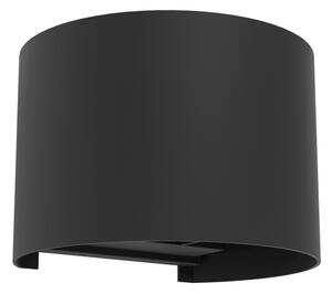 Eglo 901844 - LED vonkajšie nástenné svietidlo CALPINO 2xLED/2,8W/230V IP54 čierna
