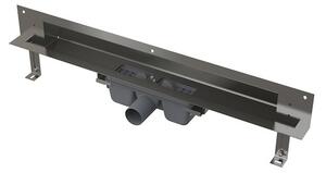 Sprchový žľab Alca 85 cm nerez lesk pro vložení dlažby APZ5-TWIN-850