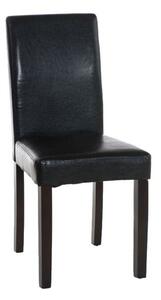 Jedálenská stolička Kelsey cappuccino/čierna