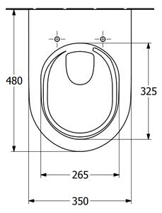 Villeroy & Boch Architectura Combi-Pack - SET závesné WC TwistFlush[e³] + sedátko SoftClosing, alpská biela 4687CL01