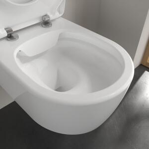 Villeroy Boch - Inštalačný systém ViConnect s WC tlačidlom a závesným WC 370x530 mm, SoftClose WC sedátko, DirectFlush