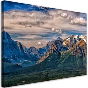 Obraz na plátně, Horská krajina - 100x70 cm