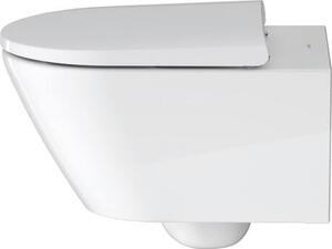 Duravit D-Neo - Závesné WC 540x370 mm, rimless, WC sedátko SoftClose, biela 45770900A1