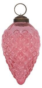 Vianočná ozdoba Cone Antique Pale Pink