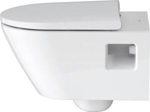 Duravit D-Neo - Závesné WC 540x370 mm, rimless, WC sedátko SoftClose, biela 45780900A1