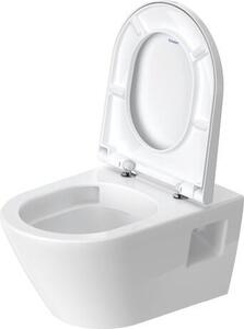 Duravit D-Neo - Závesné WC 540x370 mm, rimless, WC sedátko SoftClose, biela 45780900A1