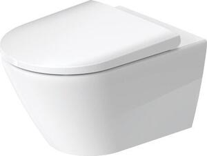 Duravit D-Neo - Závesné WC 540x370 mm, rimless, WC sedátko SoftClose, biela 45770900A1