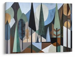 Obraz - Prírodná geometrická abstrakcia II. (70x50 cm)