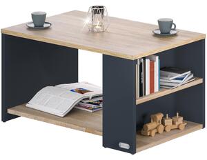 Konferenčný stolík Santa Cruz 90x60x50 cm - drevo/sivý