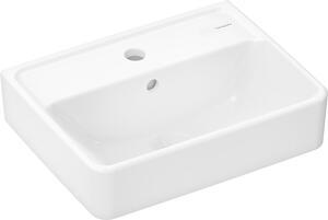 Hansgrohe Xanuia Q - Umývadielko na stenu 450x340 mm s otvorom pre batériu a prepadom, biela 60130450