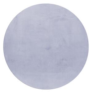 Ayyildiz , Kusový koberec Pouffy 5100 Silver kruh, 120x120 (priemer) kruh, šedá, obývacia izba