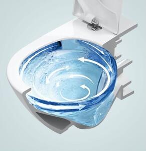 Villeroy & Boch Subway 3.0 - Combi Pack WC závesné TwistFlush + sedátko s poklopom SoftClosing, alpská biela CeramicPlus 4670TSR1