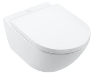 Villeroy & Boch Subway 3.0 - Combi Pack WC závesné TwistFlush + sedátko s poklopom SoftClosing, alpská biela CeramicPlus 4670TSR1