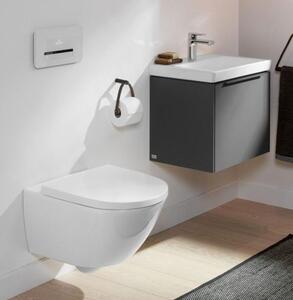 Villeroy & Boch Subway 3.0 - Combi Pack WC závesné TwistFlush + sedátko s poklopom SoftClosing, alpská biela CeramicPlus 4670TSR1