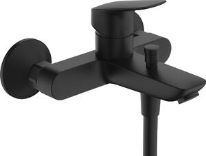 Hansgrohe Logis - Vaňová batéria na stenu, čierna matná 71400670