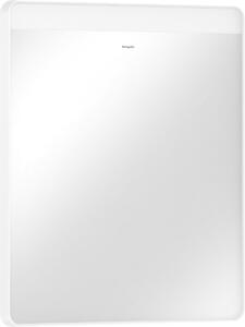 Hansgrohe Xarita Lite Q - Zrkadlo s horizontálnym LED osvetlením 700x600 mm s nástenným vypínačom, biela matná 54957700