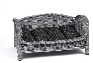 Prútené ležadlo pre zvieratá Sofa II. š. 64 x hl. 37 x v. 40(cm)