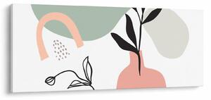 Obraz - Kvety vo váze N⁰3 (120x50 cm)