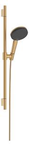 Hansgrohe Raindance Alive Select S - Sprchová súprava 125, 3 jet, Ecosmart, so sprchovou tyčou Unica S Puro 65 cm, kartáčovaný bronz 24602140