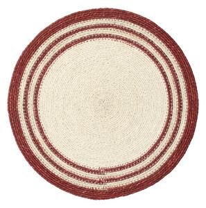 Prestieranie Seagrass Red/White Ø 35 cm