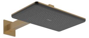 Hansgrohe Raindance Alive Q - Hlavová sprcha 210/340 2jet, EcoSmart, so sprchovým ramenom, kartáčovaný bronz 24551140