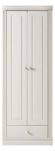 Biela šatníková skriňa z borovicového dreva 65x180 cm Anita – Støraa