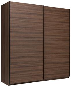 SKRIŇA S POSUVNÝMI DVERAMI, farba vlašského orecha, 200/211,5/61,5 cm P & B - Skrine, Online Only