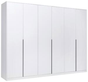 SKRIŇA S OTOČNÝMI DVERAMI, biela, 276/211/53 cm P & B - Skrine, Online Only