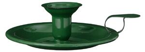 Svícen Enamel Dark Green