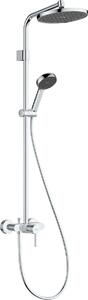 Hansgrohe Activera S - Sprchový systém Showerpipe 240 1jet so sprchovou tyčou Varia s pákovou batériou, EcoSmart, chróm 28875000