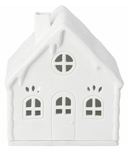 Porcelánový svícen domeček Candy Cane