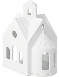 Porcelánový svícen domeček Mountain Chapel