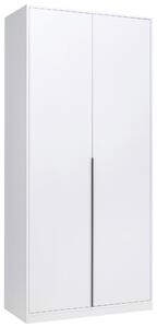 SKRIŇA S OTOČNÝMI DVERAMI, biela, 93/211/53 cm P & B - Skrine, Online Only