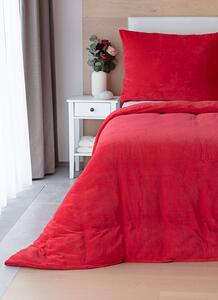 Matějovský Posteľné návliečky - červené Bavlnený mikroplyš 1x70x90,1x140x220 cm