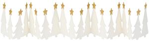 Vianočná papierová dekorácia Trees Stars in Gold