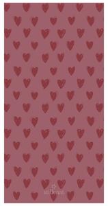 Papierové obrúsky Desert Rose Hearts – 16 ks