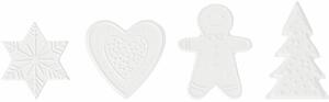 Porcelánová dekorace Gingerbread Lovers srdce