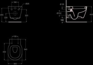 Ideal Standard Connect - Závesné WC s hlbokým splachovaním, biela E823201