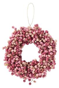 Korálkový venček Wooden Beads Rose Ø 13,5 cm