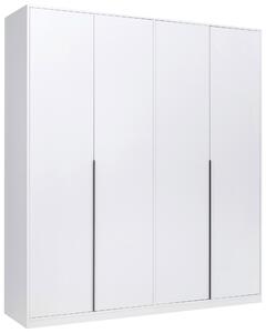 SKRIŇA S OTOČNÝMI DVERAMI, biela, 185/211/53 cm P & B - Skrine, Online Only
