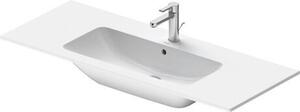Duravit ME by Starck - Nábytkové umývadlo 1230x490 mm, s prepadom, biela matná 2336123200