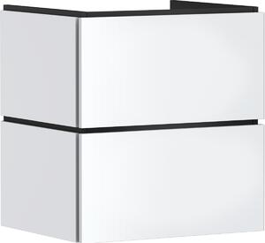 Hansgrohe Xilesa E - Umývadlová skrinka 580/470 s 2 zásuvkami, biela matná 54254700