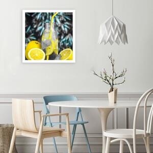Obraz na plátně Citronový nápoj - 30x30 cm