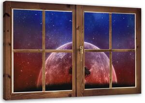 Obraz na plátně Pohled z okna Měsíčního stromu - 60x40 cm