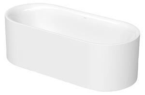 Bette BetteLux Oval Silhouette - Voľne stojaca vaňa 1800x800 mm, BetteGlaze Plus, biela 3466-000CFXXS,PLUS